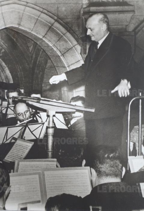 Jean Ollier
a imprimé sa marque sur l'harmonie de 1932 à 1965.   Photo archives
Harmonie de la Chazotte